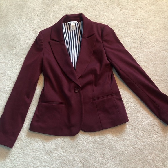 White House Black Market Jackets & Blazers - Burgundy Blazer